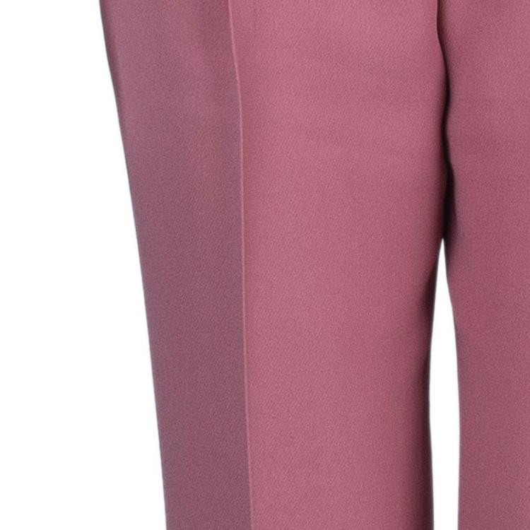 Pre Owned Chloe Pink Cropped Trousers M