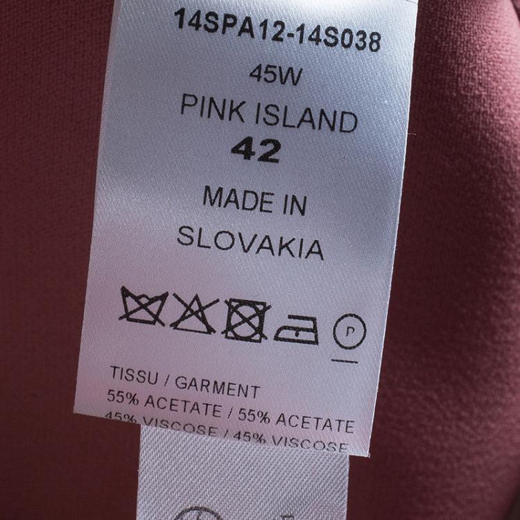 Pre Owned Chloe Pink Cropped Trousers M