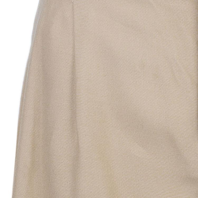 Pre Owned Chloe Beige Fluid Shorts L