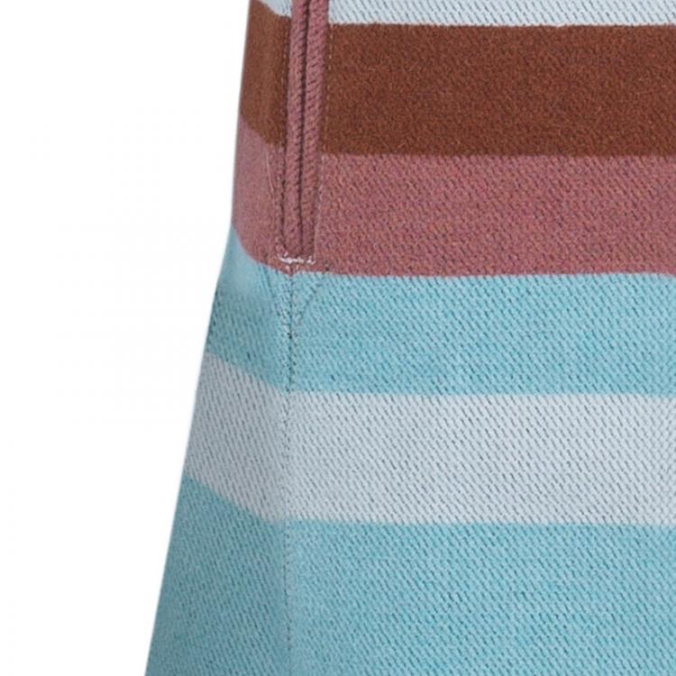 Pre Owned See By Chloe Multicolor Striped Wool Skirt
