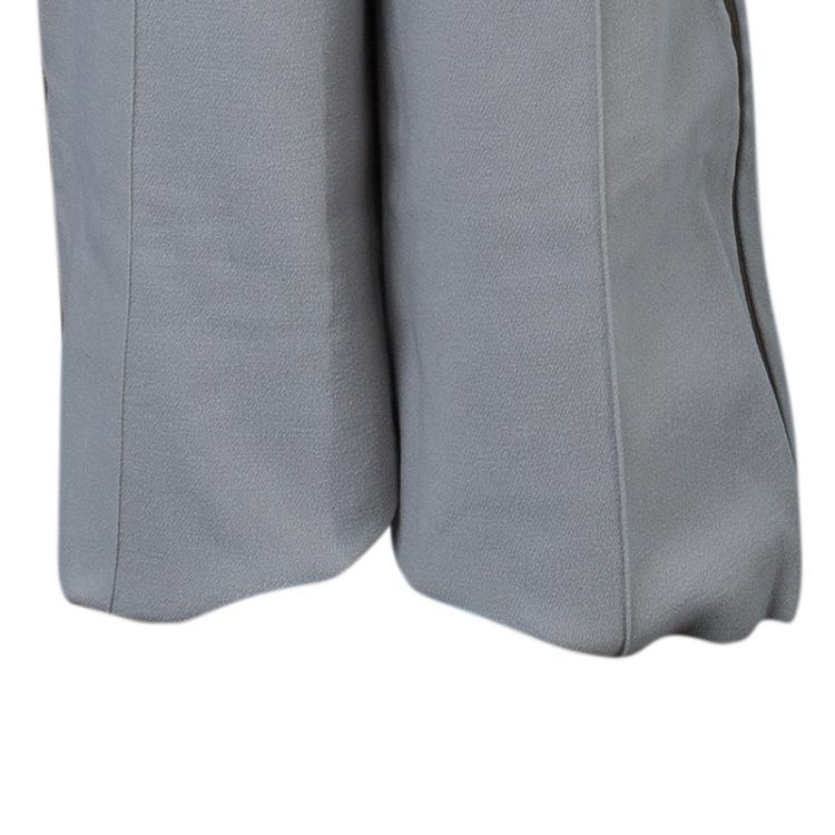 Pre Owned Chloe Beige Wool Tapered Trousers