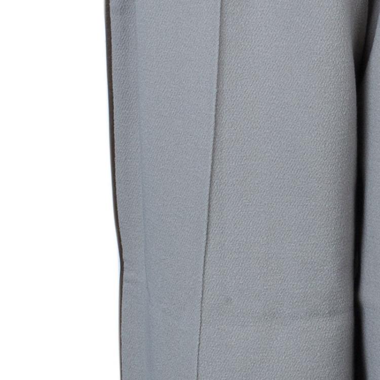 Pre Owned Chloe Beige Wool Tapered Trousers