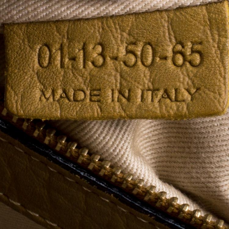 Pre Owned Chloe Mustard Pebbled Leather Medium Sally Flap Shoulder Bag