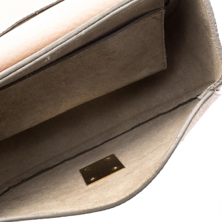 Pre Owned Chloe Beige Leather Small Drew Shoulder Bag