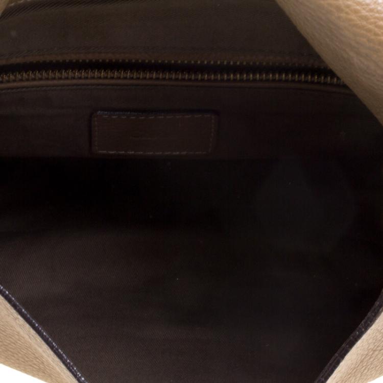 Pre Owned Chloe Brown Leather Medium Marcie Crossbody Bag