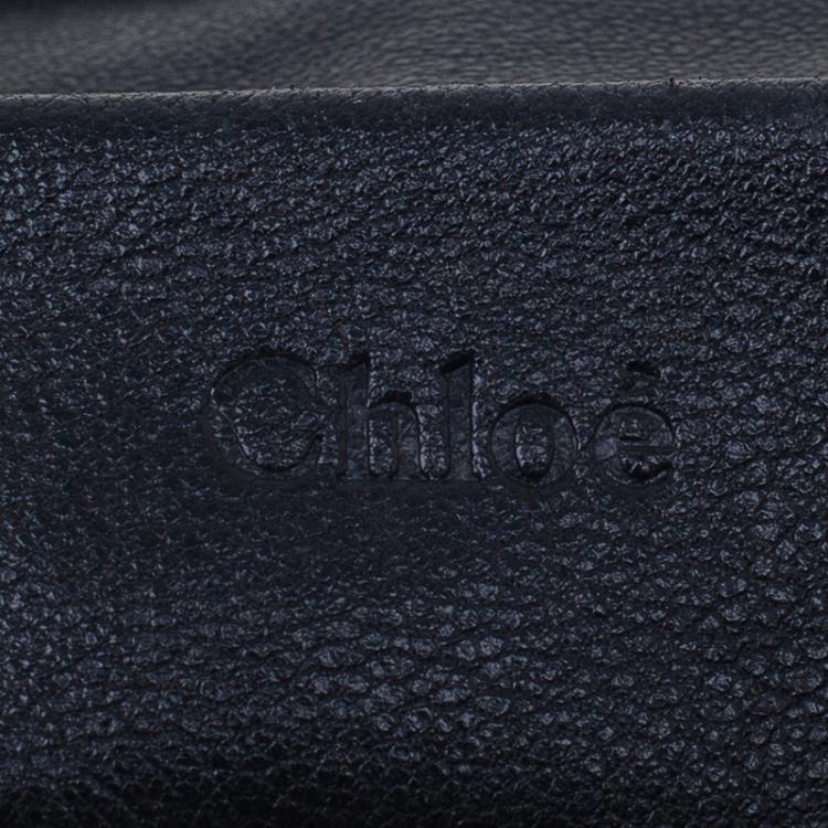 Pre Owned Chloe Brown Leather Large Elsie Shoulder Bag