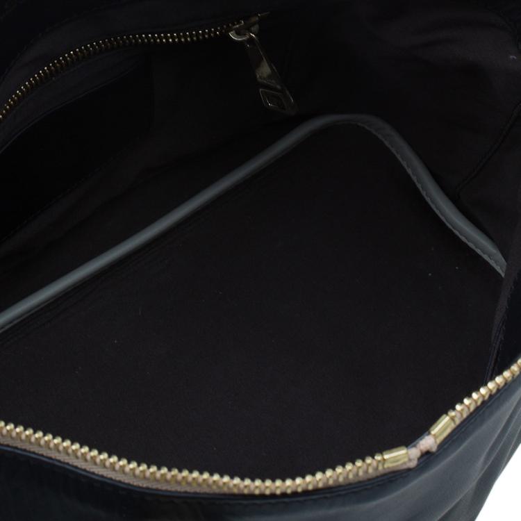 Pre Owned Chloe Black Leather Medium Baylee Tote Bag