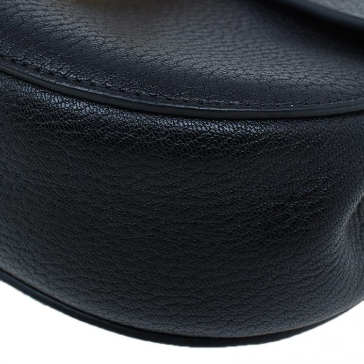 Pre Owned Chloe Black Leather Small Drew Shoulder Bag