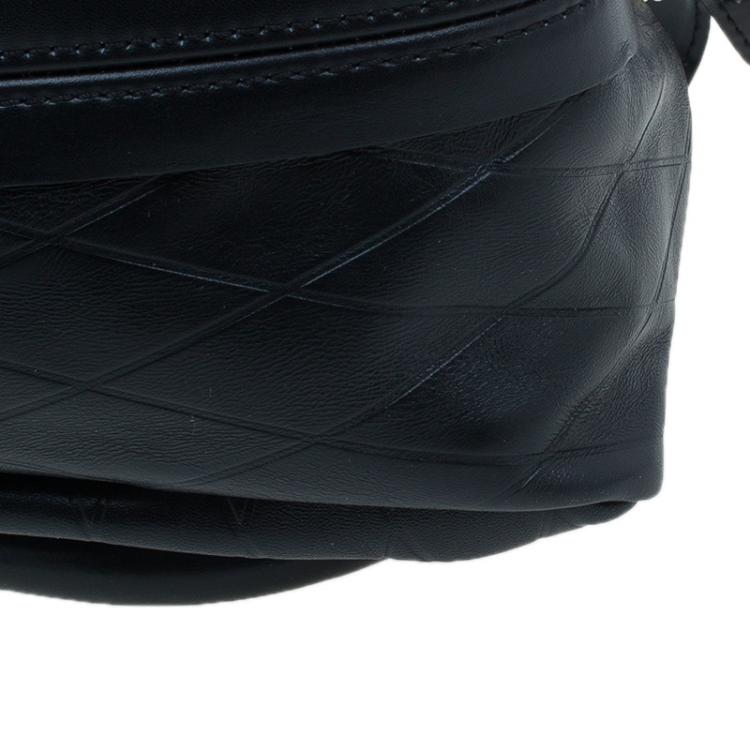 Pre Owned Chloe Black Quilted Leather Medium Paraty Bag