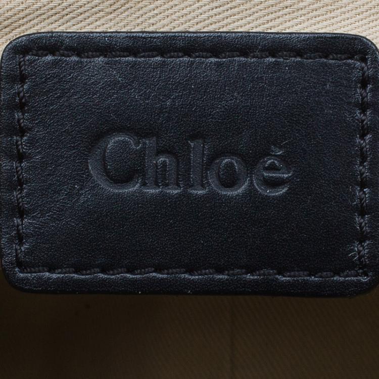 Pre Owned Chloe Black Quilted Leather Medium Paraty Bag