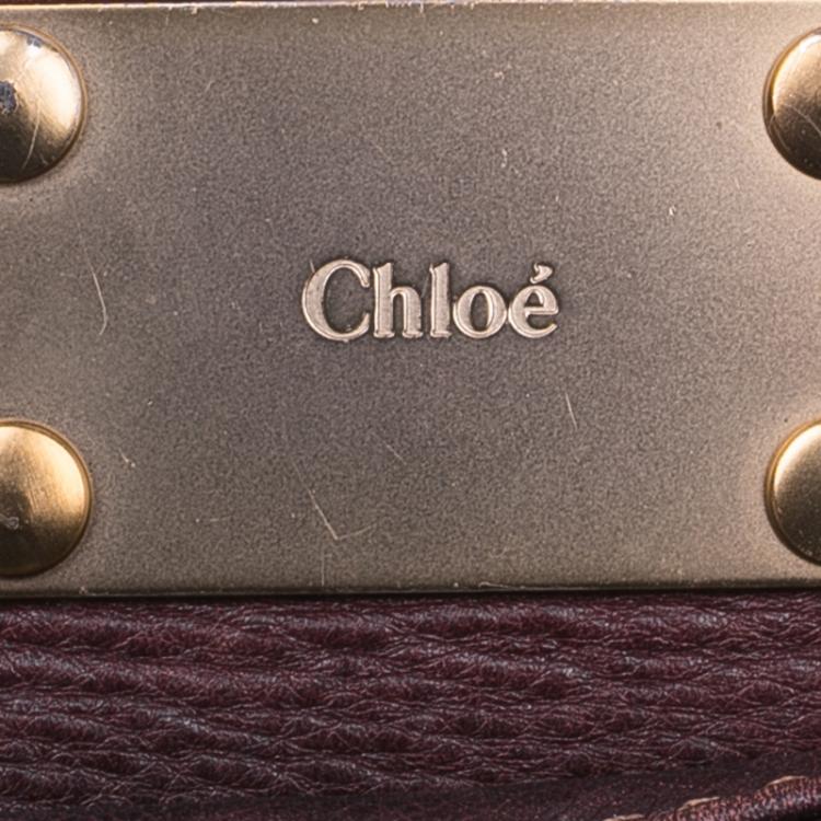 Pre Owned Chloe Chocolate Brown Leather Medium Paddington Satchel Bag