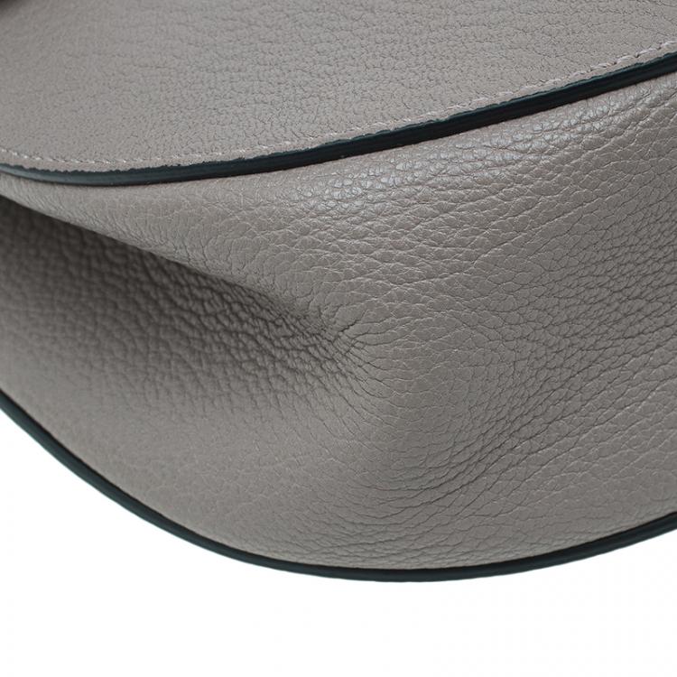 Pre Owned Chloe Grey Leather Medium Drew Shoulder Bag