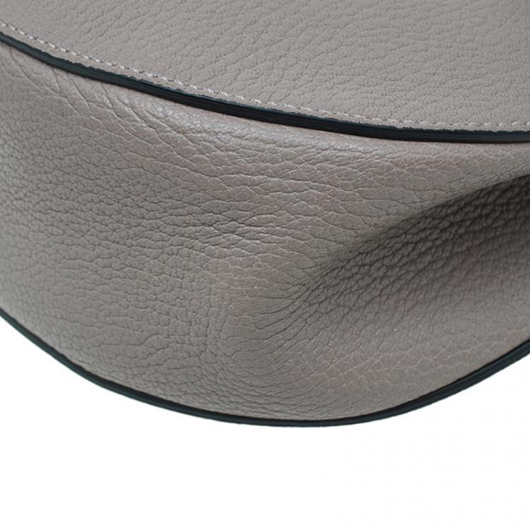 Pre Owned Chloe Grey Leather Medium Drew Shoulder Bag