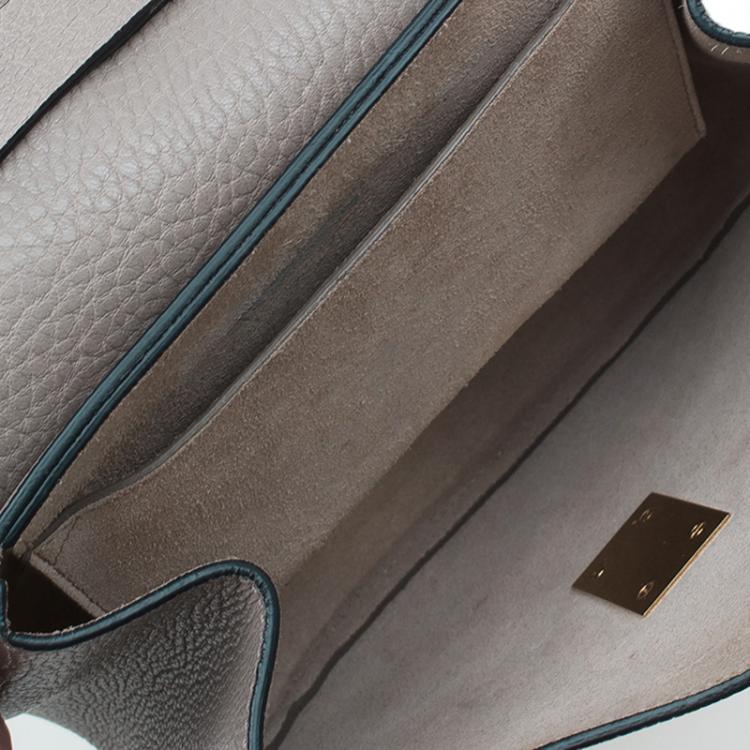 Pre Owned Chloe Grey Leather Medium Drew Shoulder Bag