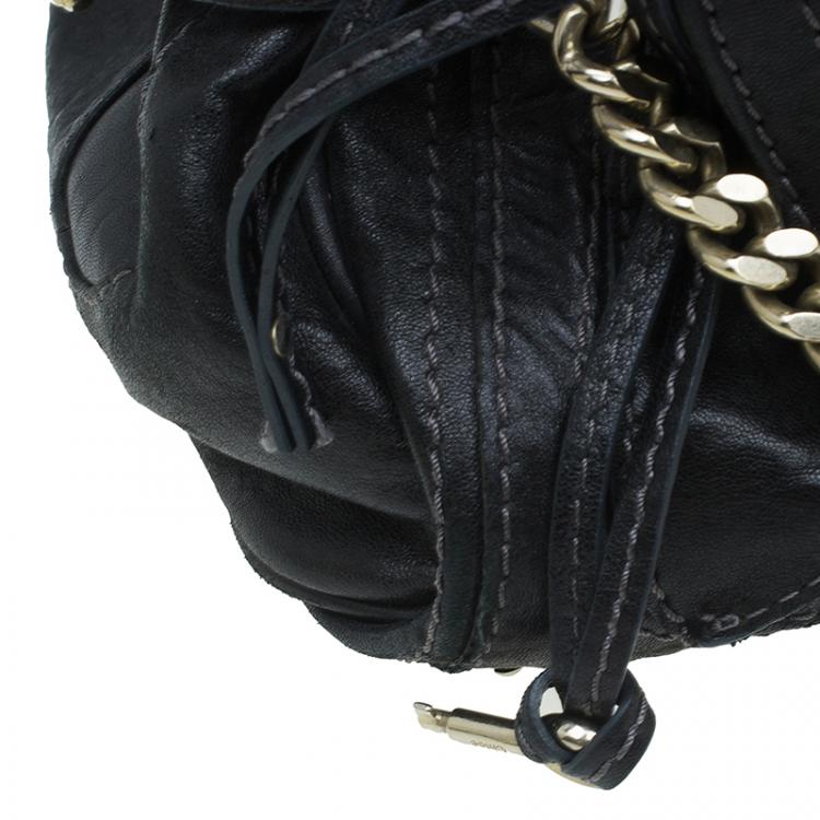 Pre Owned Chloe Black Leather Paddington Capsule Satchel