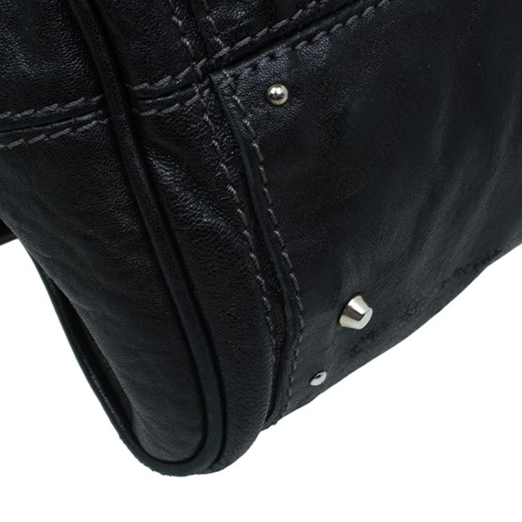 Pre Owned Chloe Black Leather Paddington Capsule Satchel