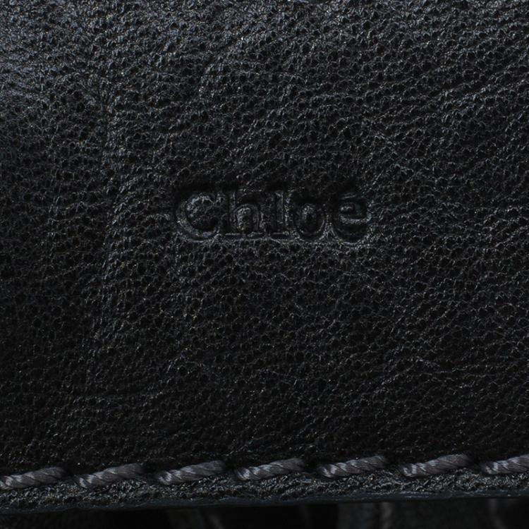 Pre Owned Chloe Black Leather Paddington Capsule Satchel