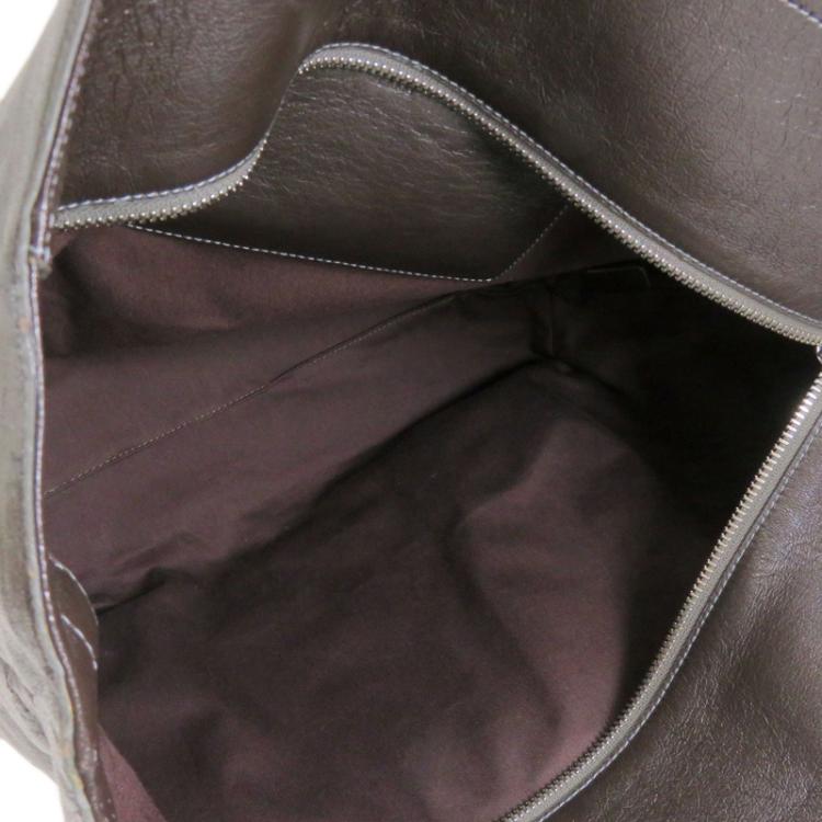 Pre Owned Chloe Dark Brown Leather Eclipse Tote