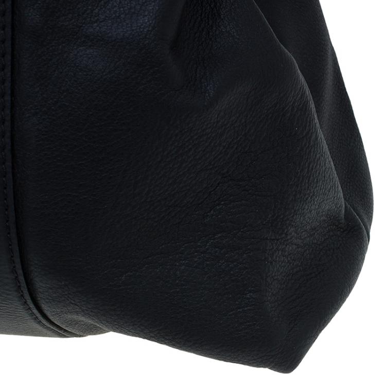 مملوكة مسبقًا Chloe Black leather Dome Satchel