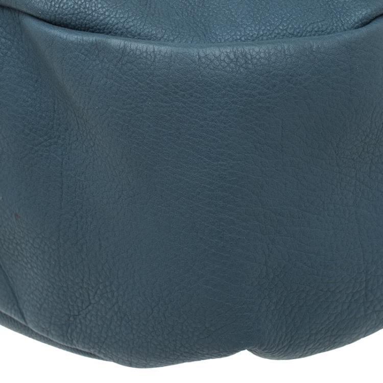 Pre Owned Chloe Dark Grey Leather Elsie Hobo
