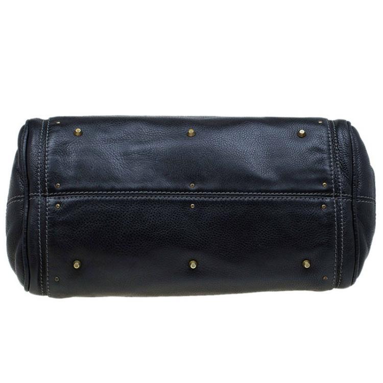 Pre Owned Chloe Black Leather Medium Paddington Satchel