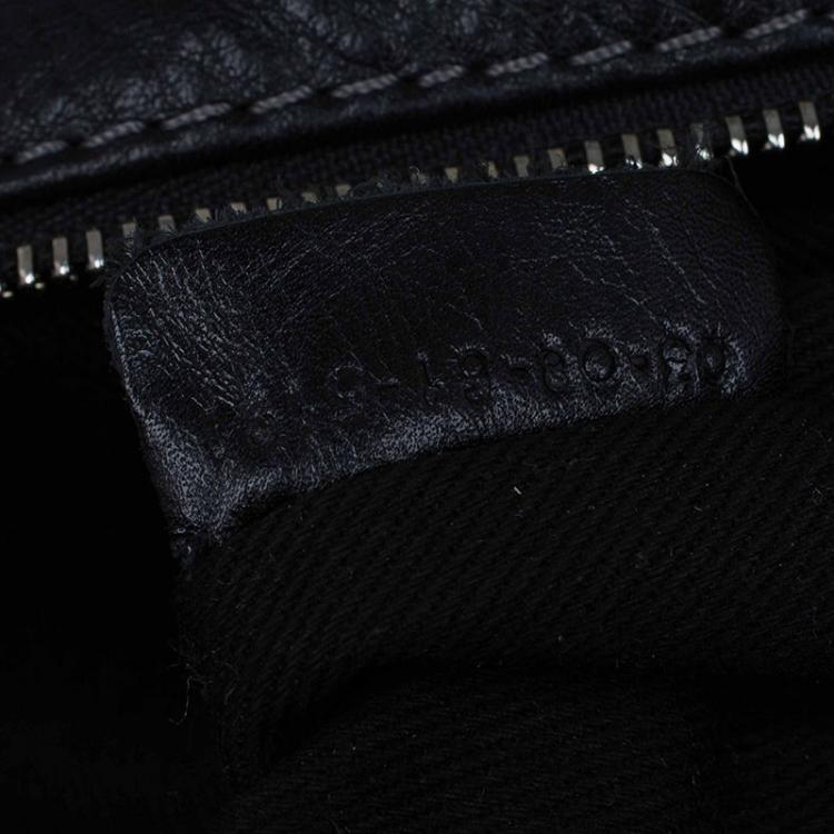 Pre Owned Chloe Black Leather Medium Paddington Satchel