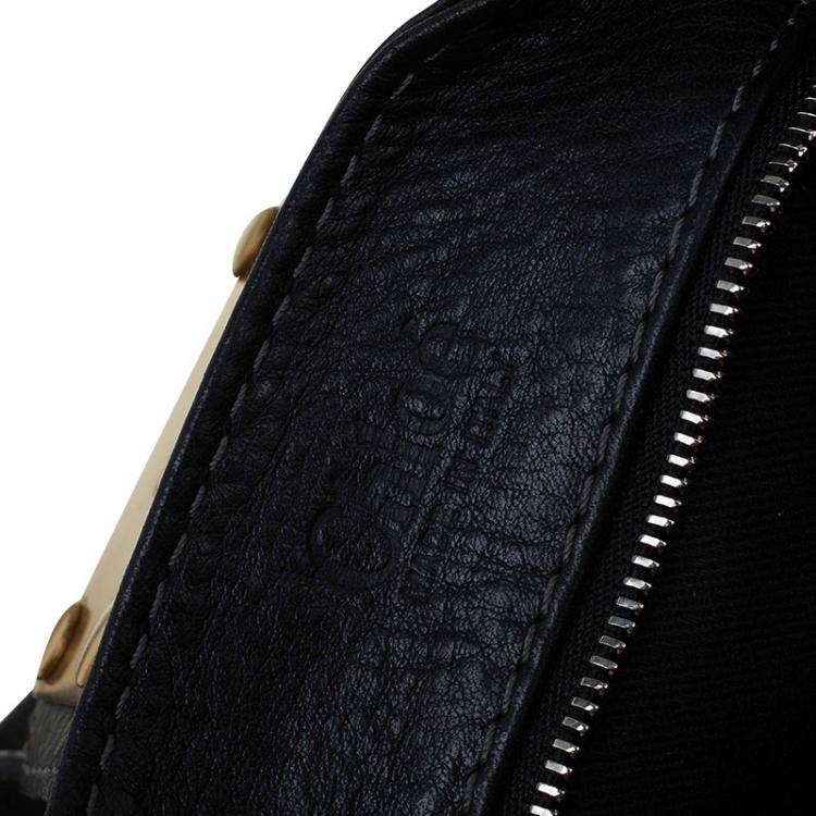 Pre Owned Chloe Black Leather Medium Paddington Satchel