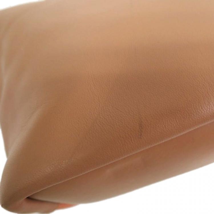 Pre Owned Chloe Orange Bi-Color Leather Baylee Tote