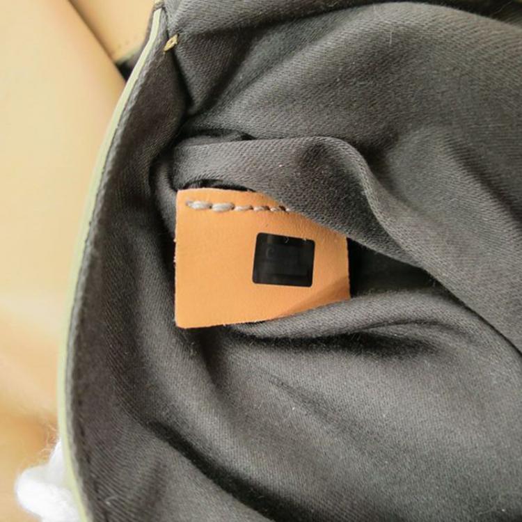 Pre Owned Chloe Orange Bi-Color Leather Baylee Tote
