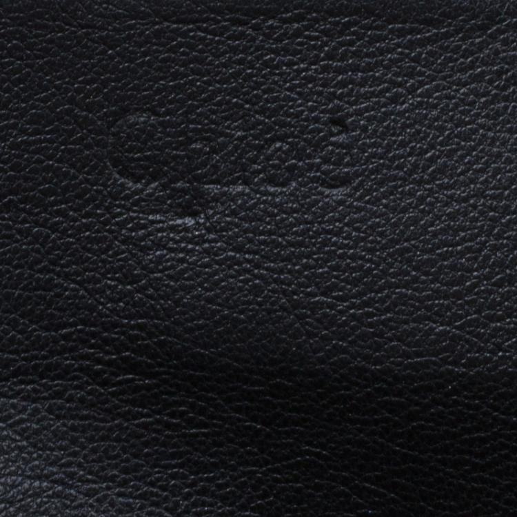 Pre Owned Chloe Metallic Grey Tweed Mini Elsie Clutch