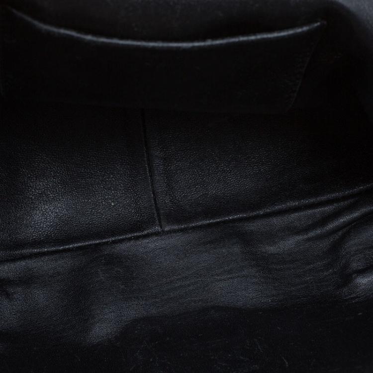 Pre Owned Chloe Black Leather Large Elsie Shoulder Bag
