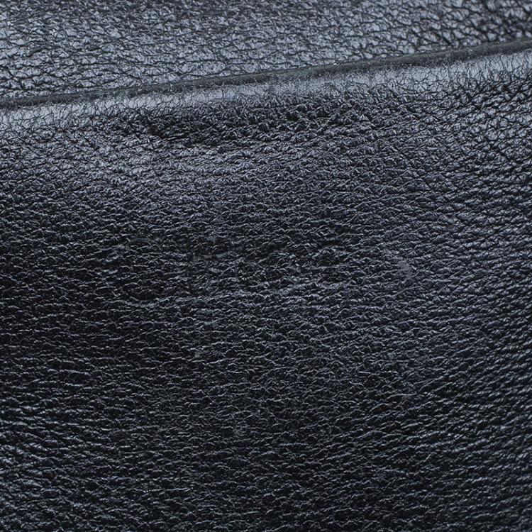 Pre Owned Chloe Black Leather Large Elsie Shoulder Bag