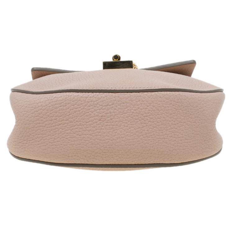 Pre Owned Chloe Beige Leather Small Drew Shoulder Bag