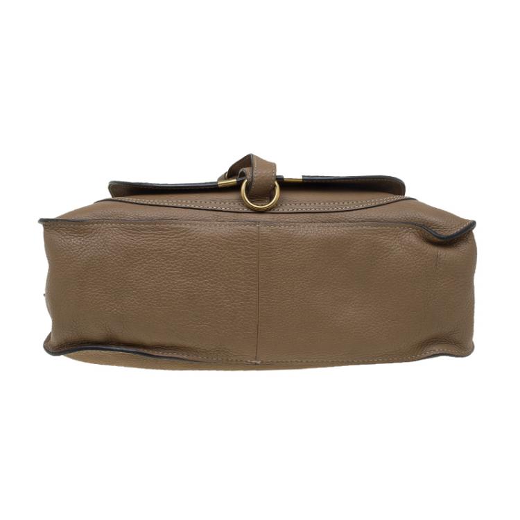 Pre Owned Chloe Brown Leather Medium Marcie Satchel