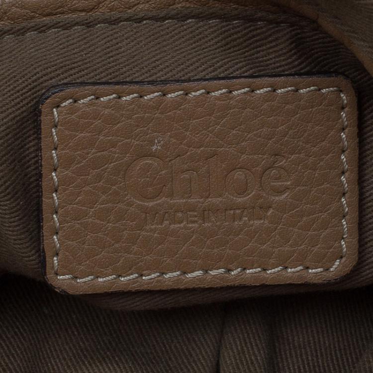 Pre Owned Chloe Brown Leather Medium Marcie Satchel