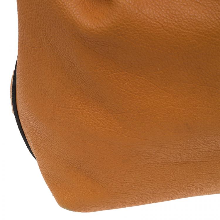 Pre Owned Chloe Tan Leather Medium Elsie Shoulder Bag
