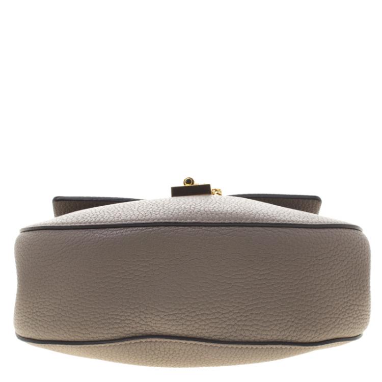 Pre Owned Chloe Beige Leather Medium Drew Shoulder Bag