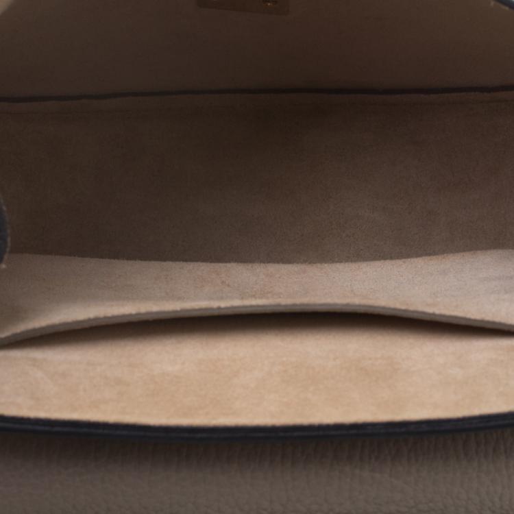 Pre Owned Chloe Beige Leather Medium Drew Shoulder Bag