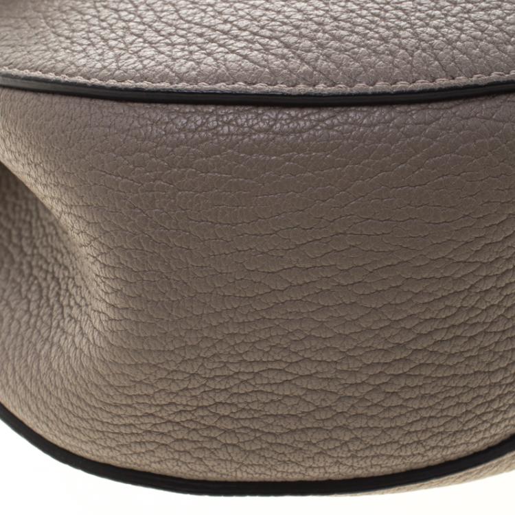 Pre Owned Chloe Beige Leather Medium Drew Shoulder Bag