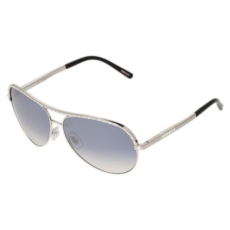 Pre Owned Chopard Silver SCH807S Aviators
