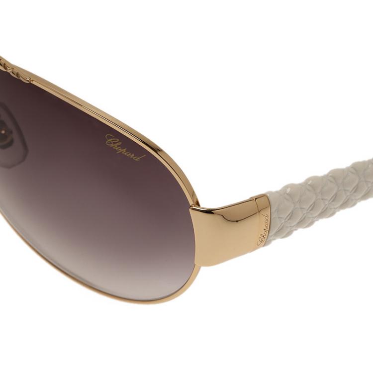 Pre Owned Chopard Gold SCH 994 Sunglasses