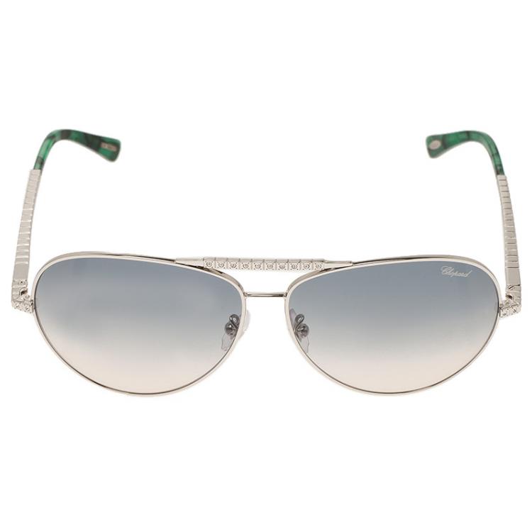 Pre Owned Chopard Silver SCH934S Aviators