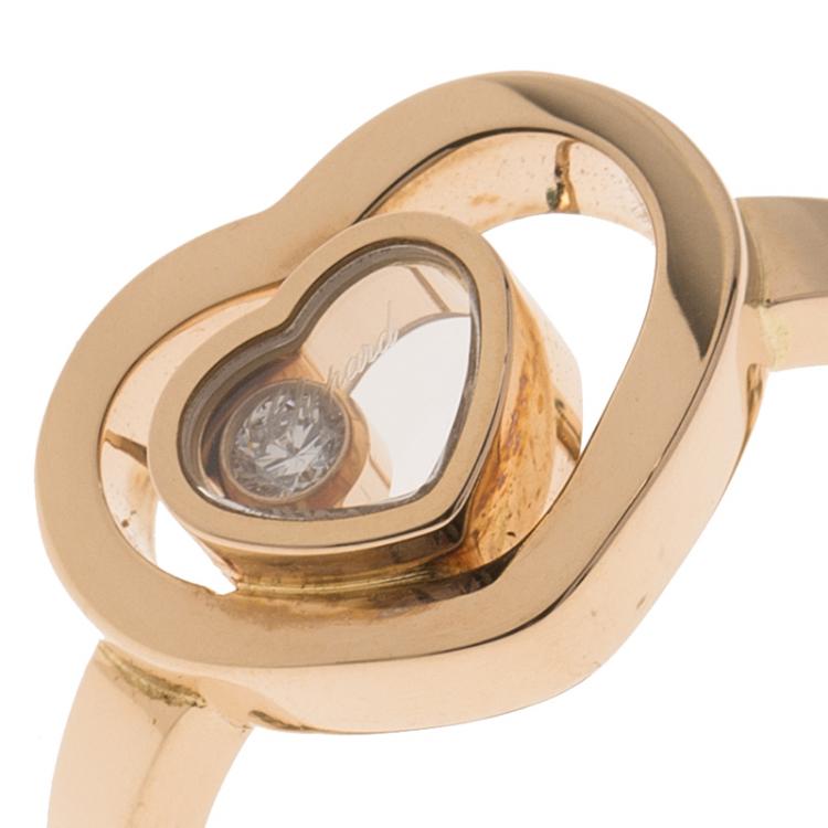 مملوكة مسبقًا Chopard Diamonds Diamond Yellow Gold Heart Ring