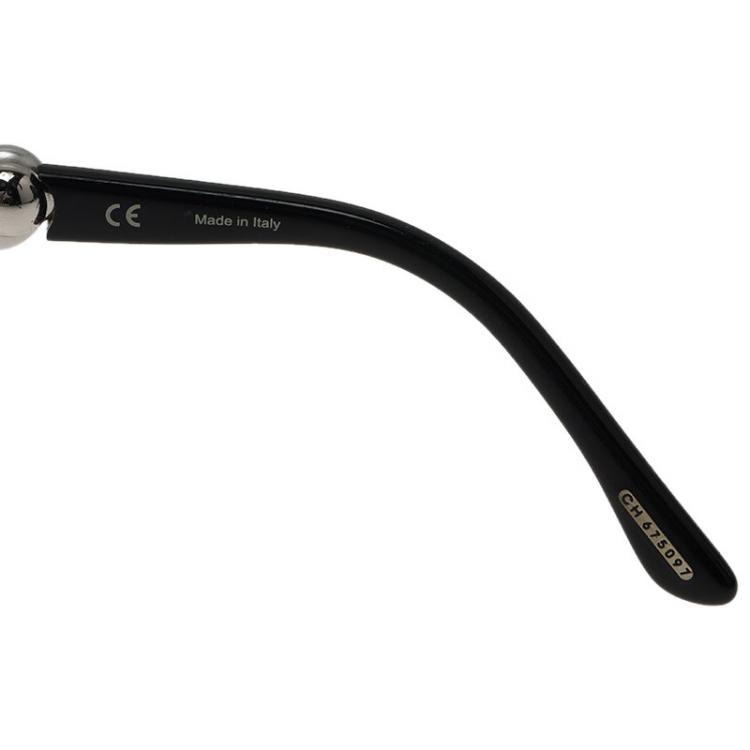 Pre Owned Chopard Silver Embellished Pearl Swirl SCH 803S Sunglasses