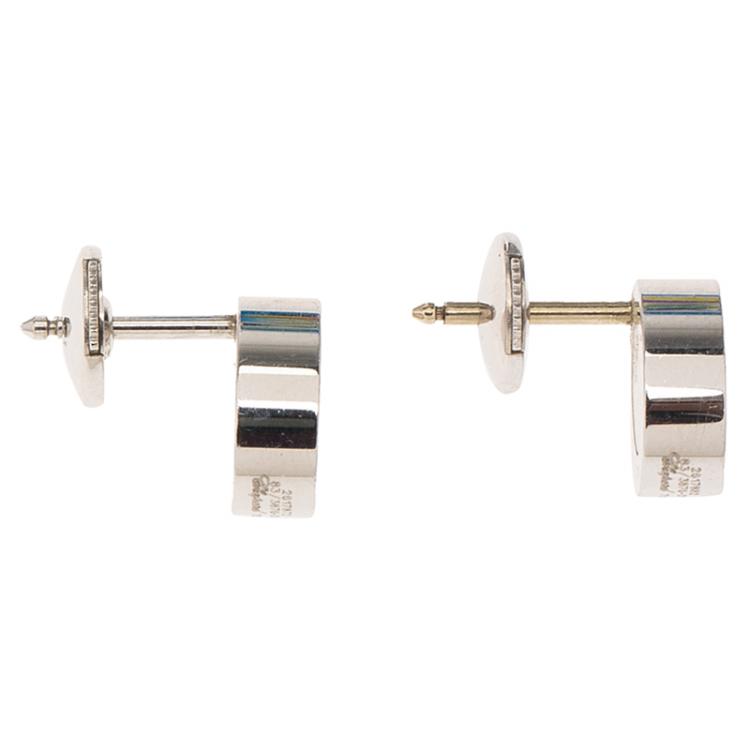 Pre Owned Chopard Very Chopard Diamond White Gold Stud Earrings