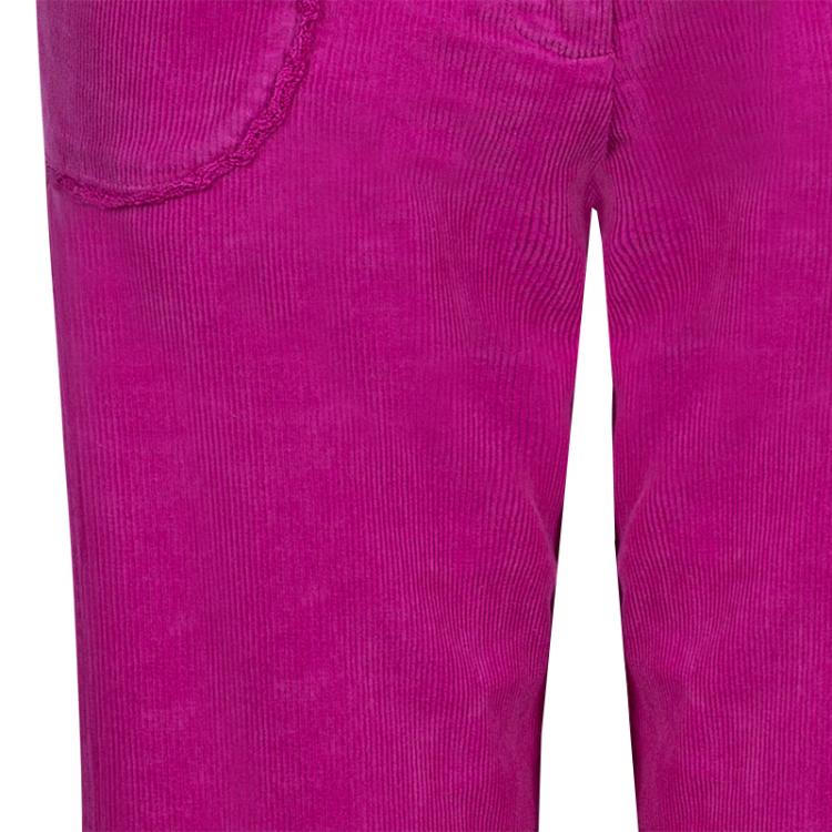 Pre Owned Christian Lacroix Pink Corduroy Trousers S/M