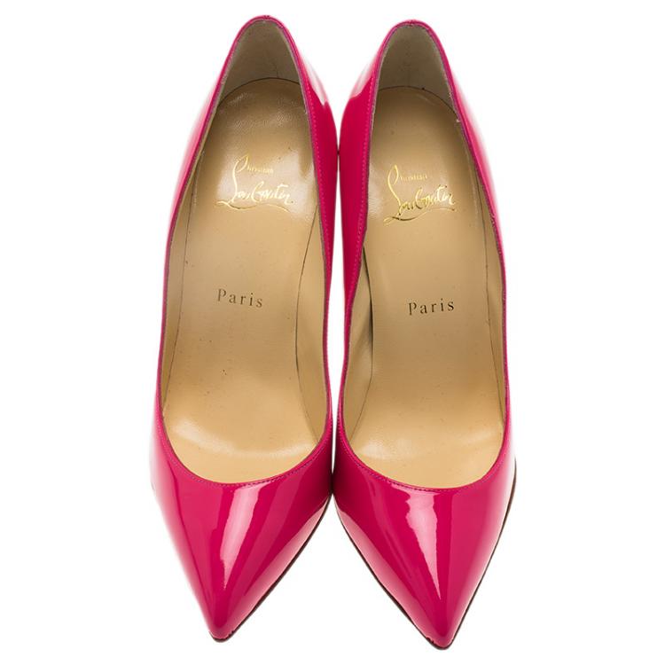 مملوكة مسبقًا Christian Louboutin Pink Patent So Kate Pumps Size 38