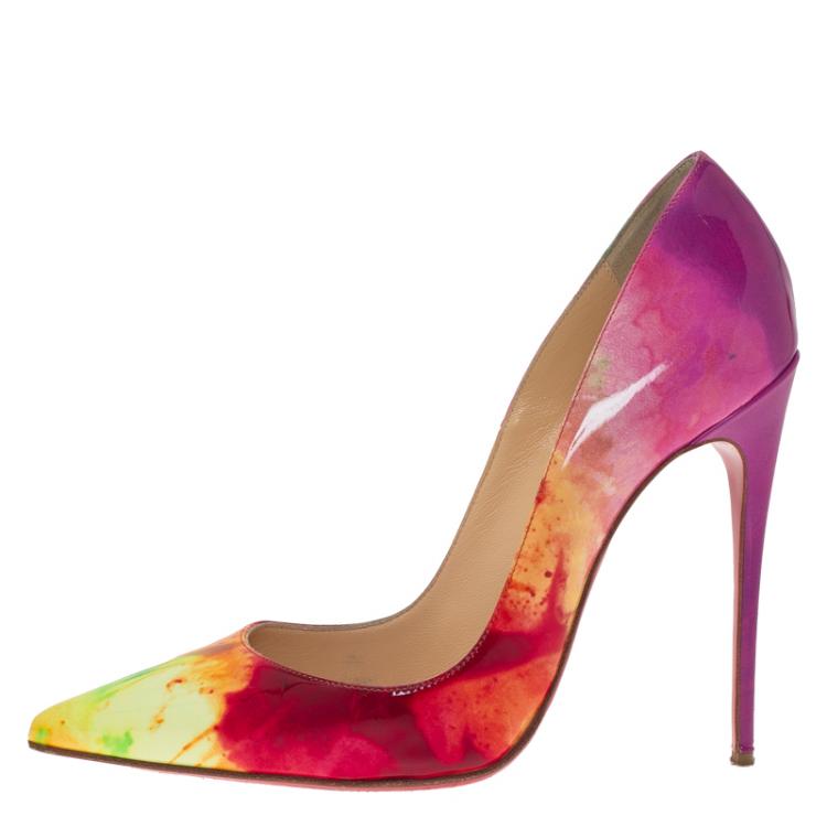 So kate patent leather heels Christian Louboutin Multicolour size