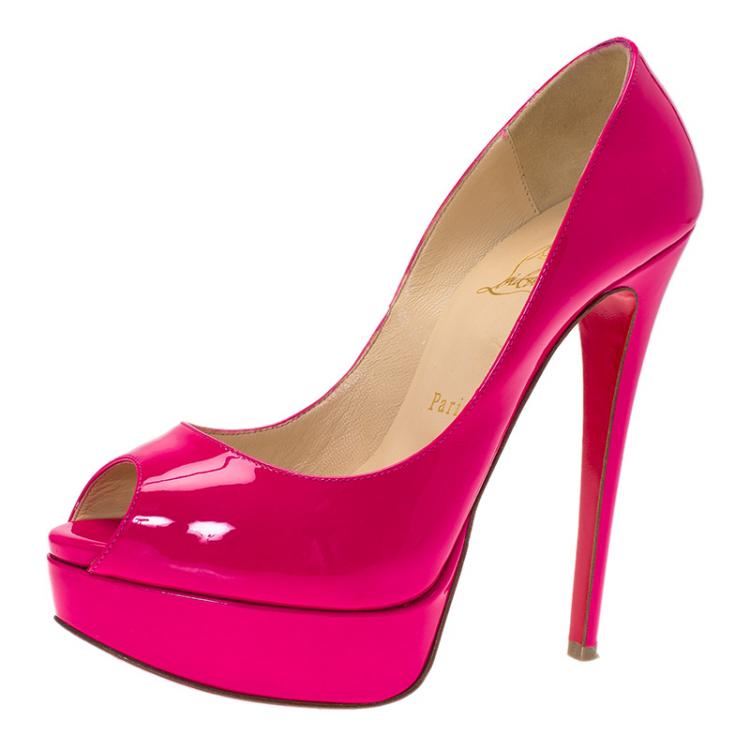 pink christian louboutin heels