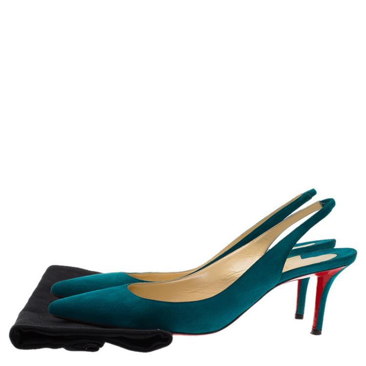 christian louboutin apostrophy slingback